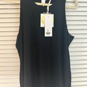 Etcetera Black Sleeveless Tank Top